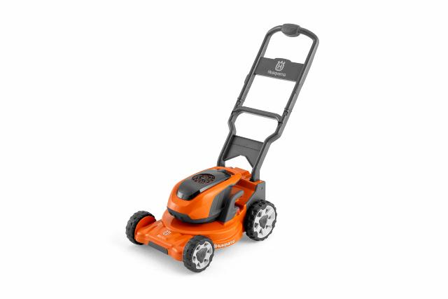 Husqvarna Legetøjsplæneklipper 347ivx med sæbebobler