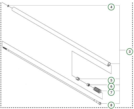 Husqvarna 5791995-01 Rør Lang HA860