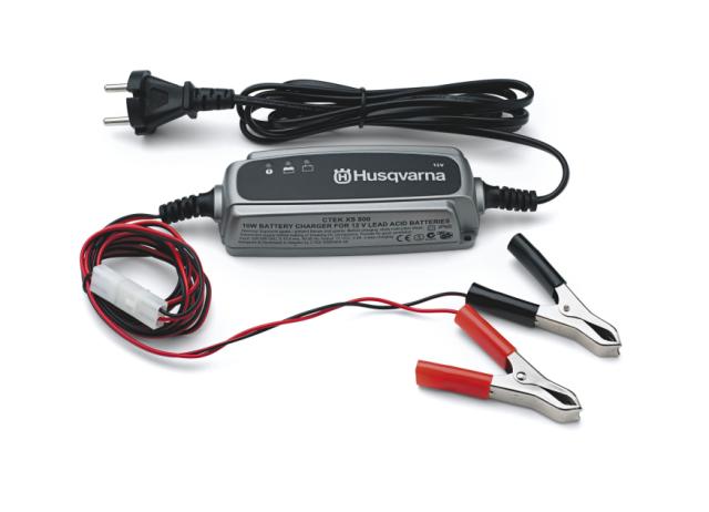 Husqvarna 0,8A 12 Volt batterilader