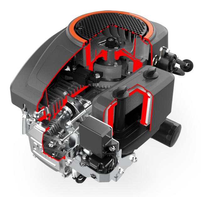 Husqvarna HS 452 Motor til traktorer