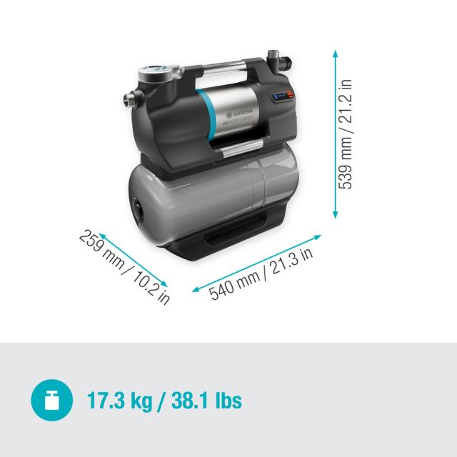 Gardena 5600 Silent Comfort Elektrisk Husvandværk