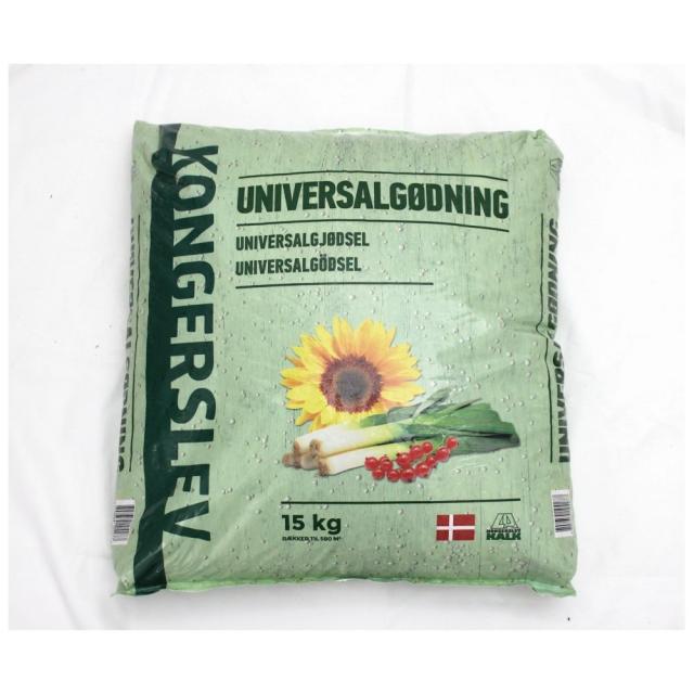 Kongerslev havegødning universal NPK 16-3-12 - 15 kg.