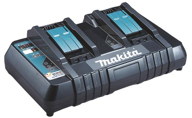 Makita DC18RD 2-port Hurtiglader