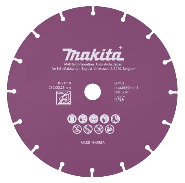 Makita B-53718 Diamantklinge til Metal 230x22,23MM