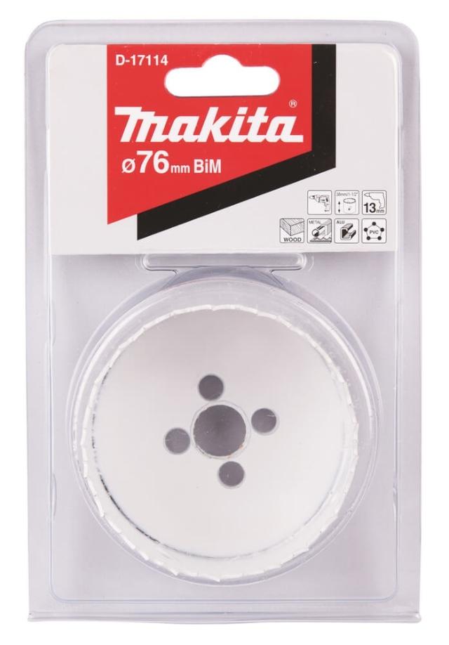 Makita D-17114 Hulsav 76 mm Bimetal