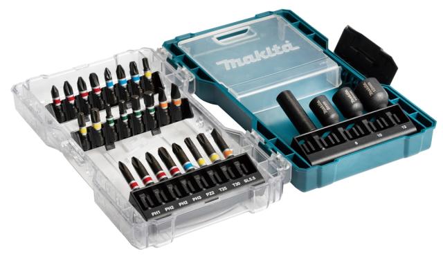 Makita E-07048 Bitssæt med Magnettoppe 28 Dele