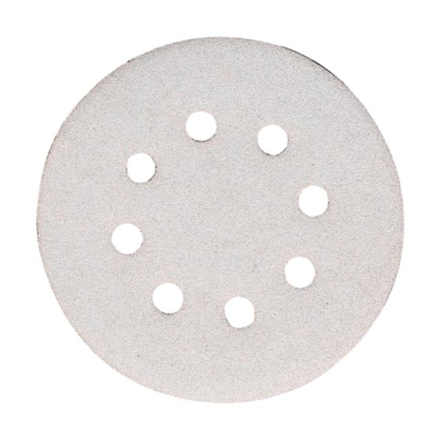 SLIBEPAPIR 125MM K120 HVID