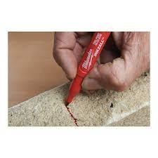 Milwaukee Permanent Marker med fin spids, rød