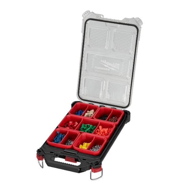 Milwaukee Packout Kompakt Tilbehørskuffert, Slim