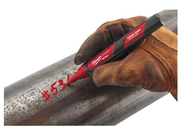 Milwaukee Marker med flydende farve, Rød