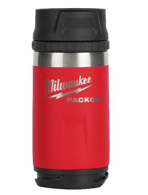 Milwaukee Packout™ termoflasker m. drikkelåg (Rød)