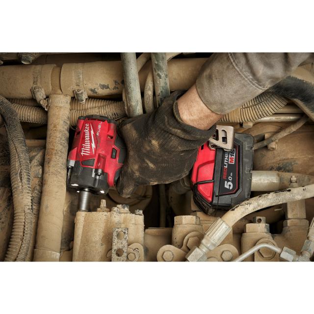 Milwaukee M18 FIW2F12-0X FUEL™ 1/2˝ Slagnøgle Kompakt med friktionsring u/Batterier og Lader
