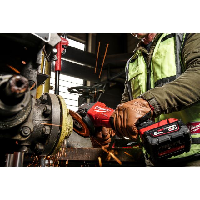 Milwaukee M18 FSAGV125XPDB-0X FUEL 125 mm Vinkelsliber u/ Batteri og Lader