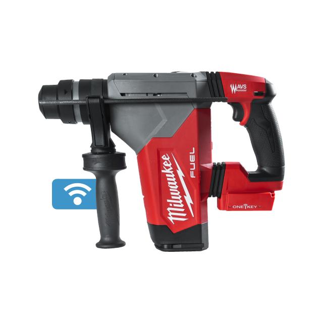 Milwaukee M18 ONEFHP-0X M18 FUEL™ ONE-KEY™ SDS-plus Borehammer u/Batterier og Lader