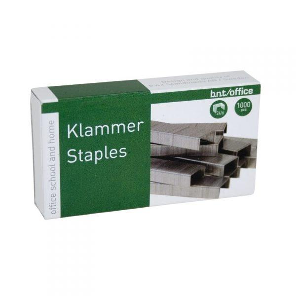 Hæfteklammer Galvaniseret 24/6