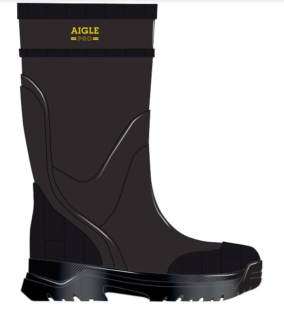 Aigle Arvalt S5 Gummistøvler med Sikkerhed