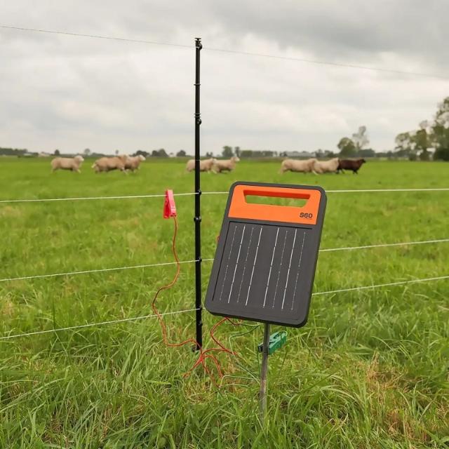 Gallagher S60li Solcelle spændingsgiver med batteri (0,6J - Solcelle)