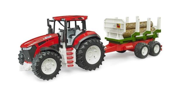 Bruder 03453 Traktor med skovtrailer