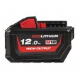 Milwaukee M18 12,0 Ah REDLITHIUM™ HIGH OUTPUT™ batteri med Patenteret REDLINK™ elektronik 