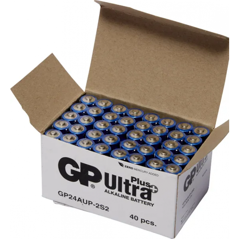 GP Ultra Plus Batterier 1,5V LR03 / AAA 40 stk pk