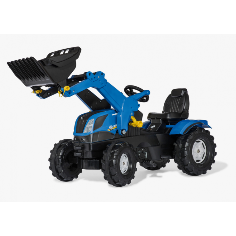 Rolly Toys 61125 New Holland T7 Pedaltraktor med Frontlæsser