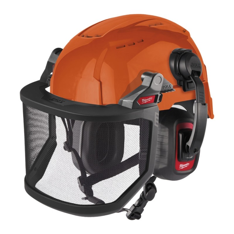Milwaukee BOLT 200 OPE Helmet kit orange