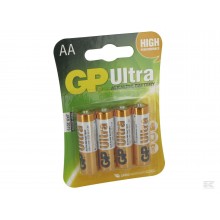 GP Ultra Batteri LR6/AA 1,5V 4 stk