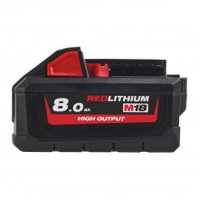 Milwaukee M18 8,0 Ah REDLITHIUM™ HIGH OUTPUT™ batteri 