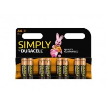 Duracell Simply LR6 AA Batterier