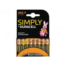 Duracell Simply LR03 AAA Batterier